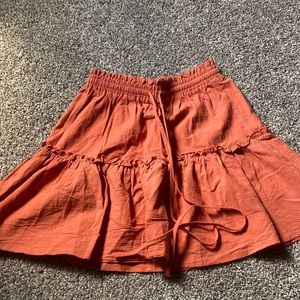 Relipop Floral Flared Skirt